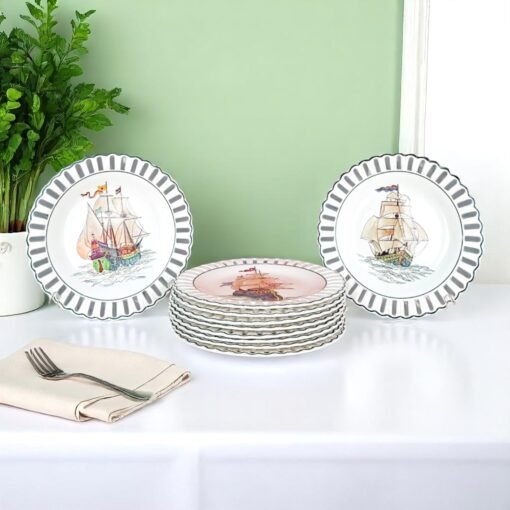 Set of Ten Nautical Wedgewood Plates